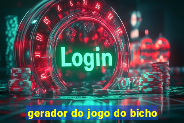 gerador do jogo do bicho